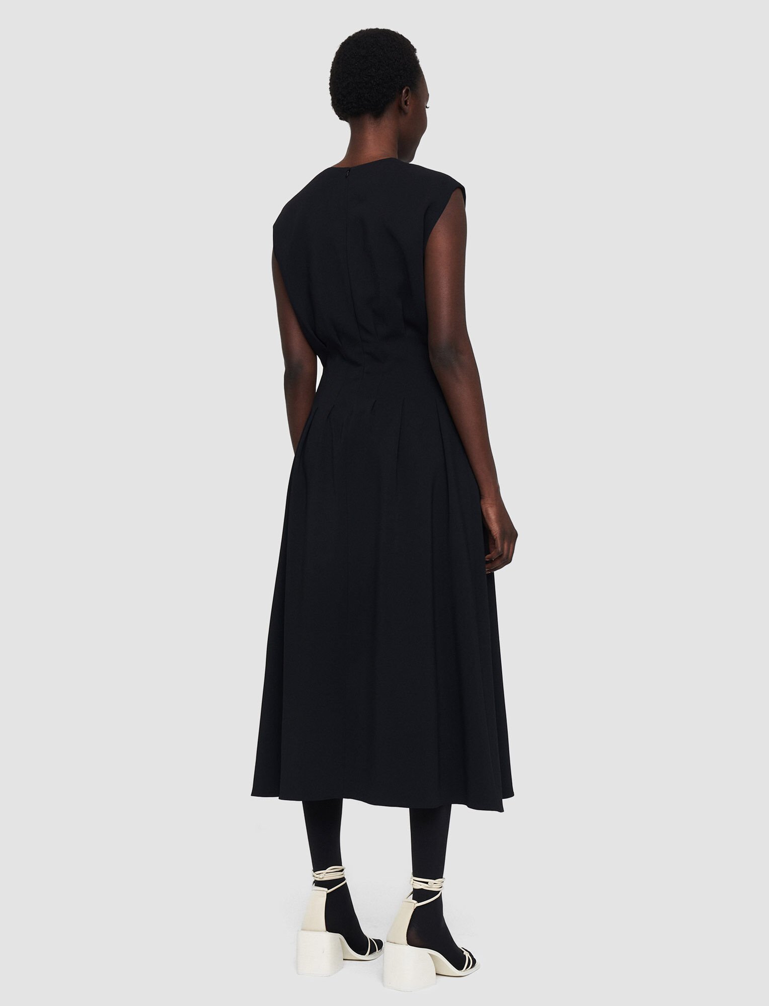 Joseph, Comfort Cady Delma Dress, in Black